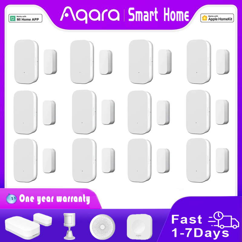 Smart Home Hub 2 - الأصلي Aqara نافذة الباب الاستشعار زيجبي