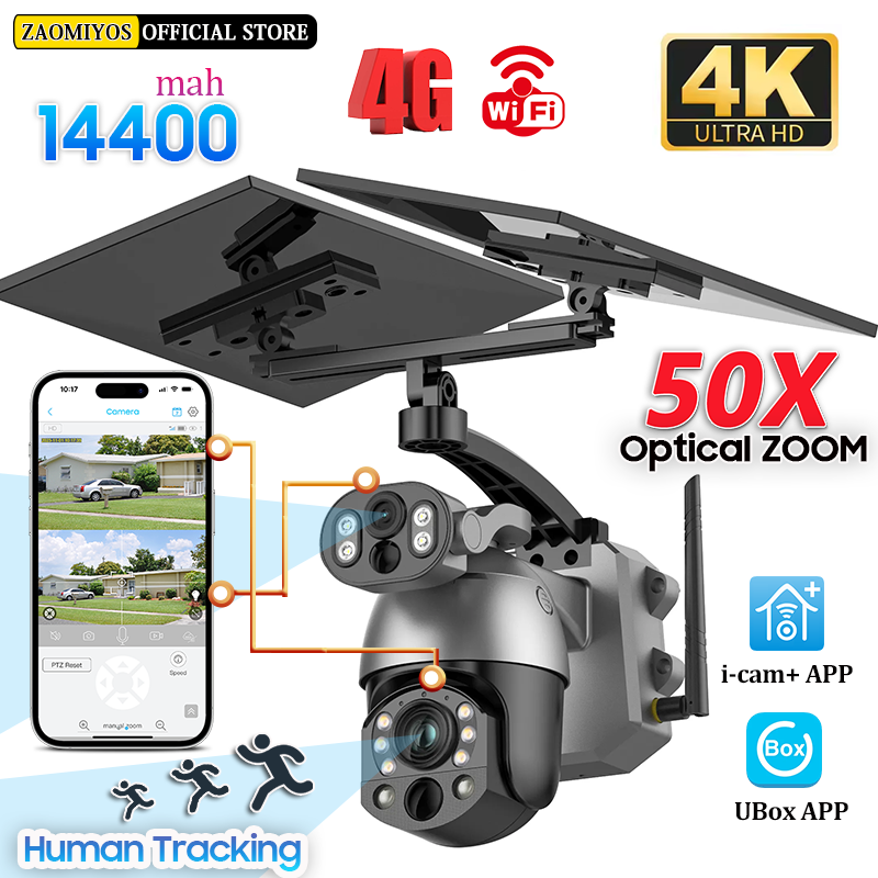 Smart Home Camera Ezviz - كاميرا 4K 50X ZOOM 10MP تعمل