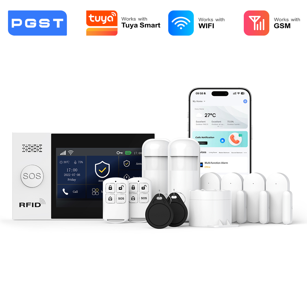 Smart Home Wiser - نظام إنذار PGST 2G واي فاي
