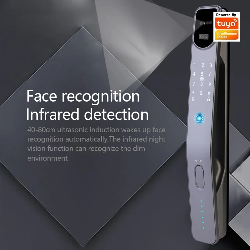 قفل ذكي بتقنية التعرف على الوج - مراجعة Smart Home Door Lock وسعره