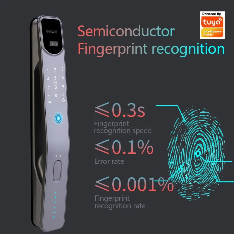 قفل ذكي بتقنية التعرف على الوج - مراجعة Smart Home Door Lock وسعره