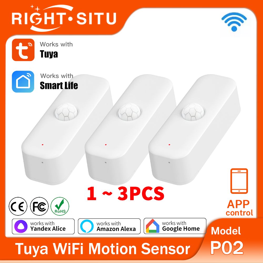 1 ~ 3 قطعة Tuya WiFi محس حركة  - مراجعة Smart Home Wiser وسعره