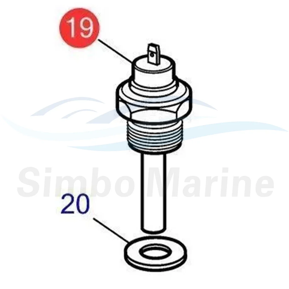 3/8 بوصة مستشعر درجة الحرارة ا - مراجعة Temperature Sensor وسعره