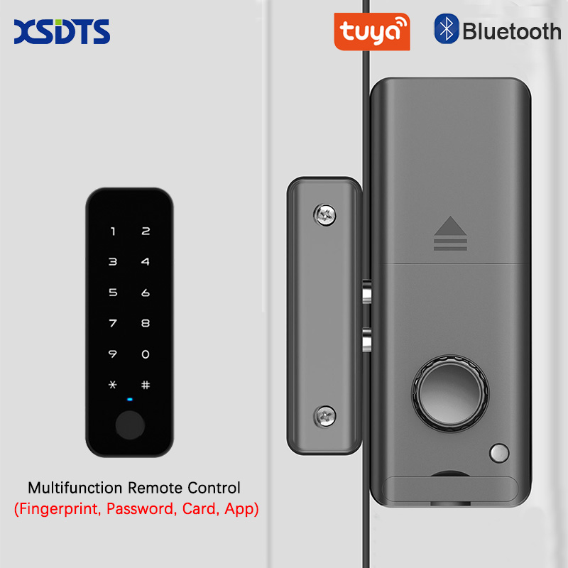قفل ذكي غير مرئي يعمل بالبصمة  - مراجعة Smart Home Door Lock وسعره