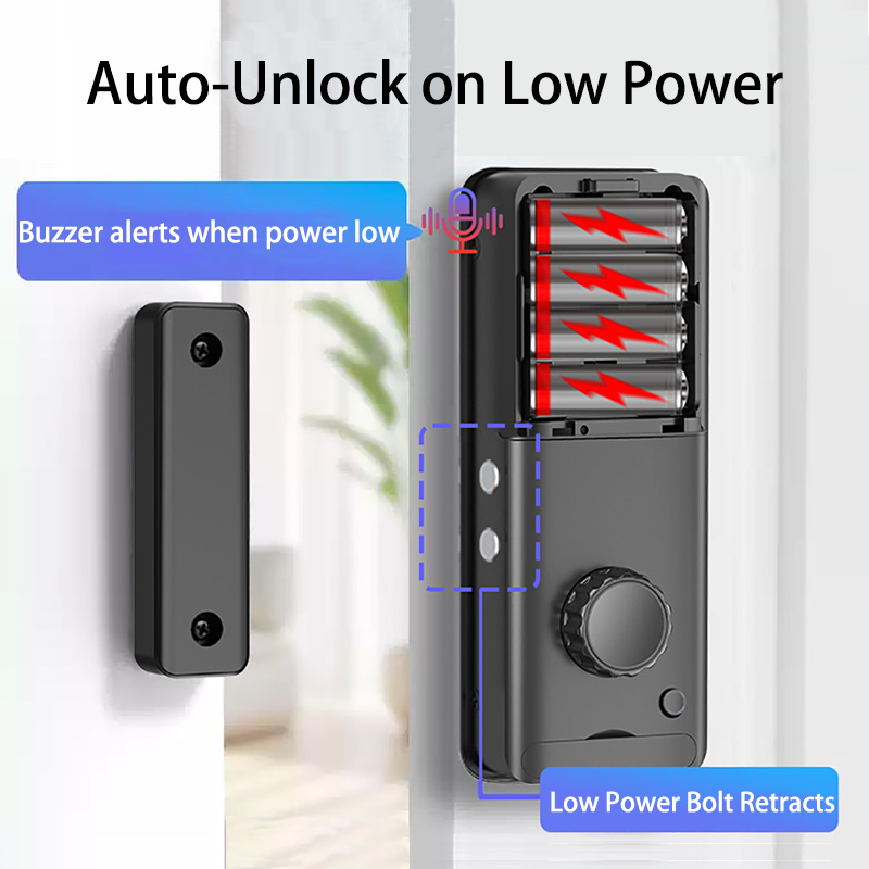 قفل ذكي غير مرئي يعمل بالبصمة  - مراجعة Smart Home Door Lock وسعره